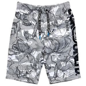 Ecko Unltd Men's Hawaiian Floral Camo Activewear Sweat Shorts
